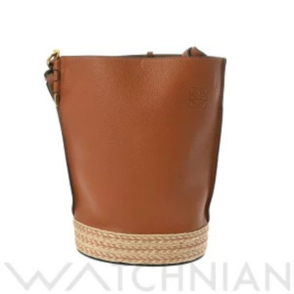 Loewe Gate Bucket Bag Tan Calf Shoulder Handbag